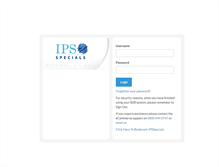 Tablet Screenshot of myipsspecials.com